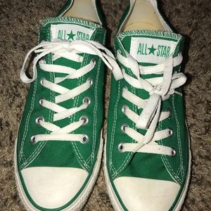 Green converse sneakers